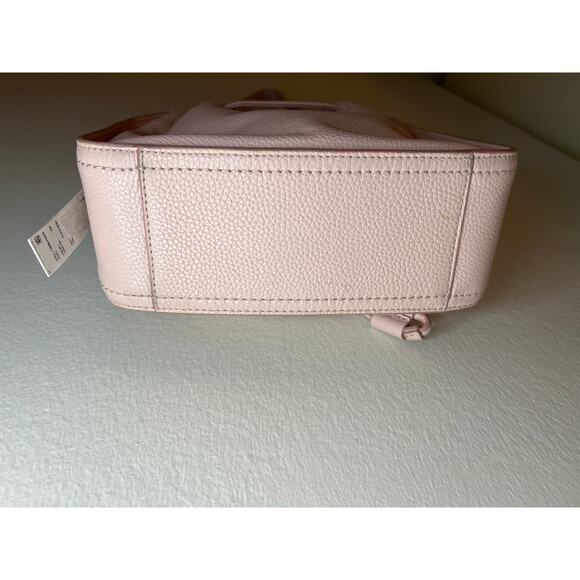 Marc Jacobs Peach Orange Pink Small Leather Mini Bucket/Shoulder Bag - Picture 16 of 16